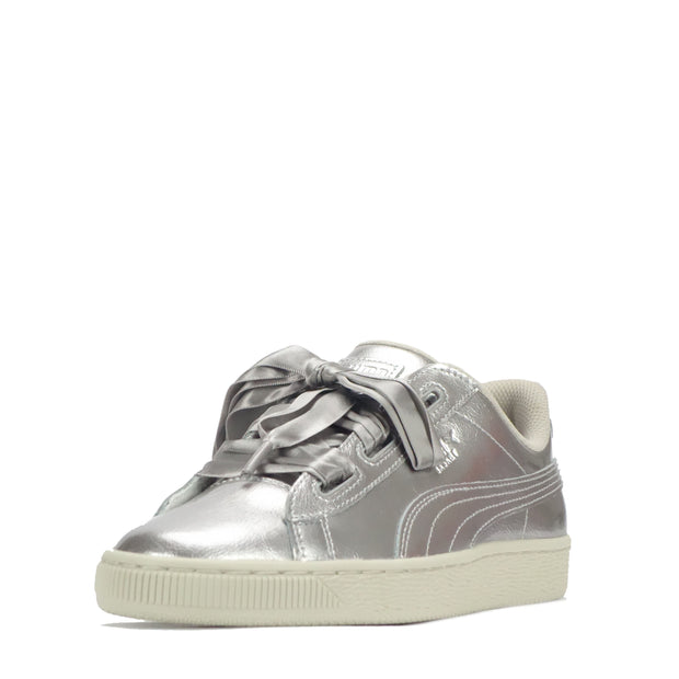 Puma Basket Heart Metal Junior Trainers