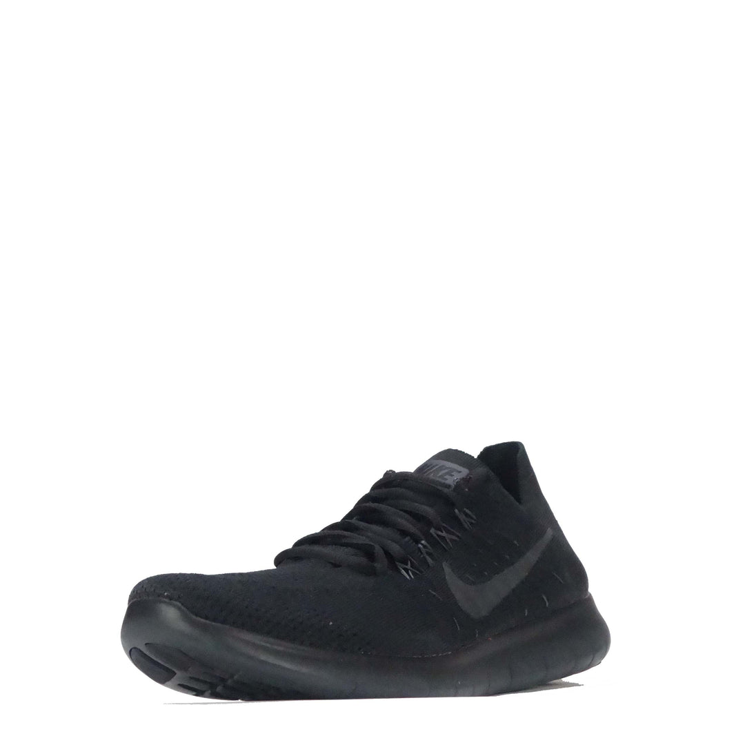 Free rn flyknit 2017 men's running shoes black/anthracite online