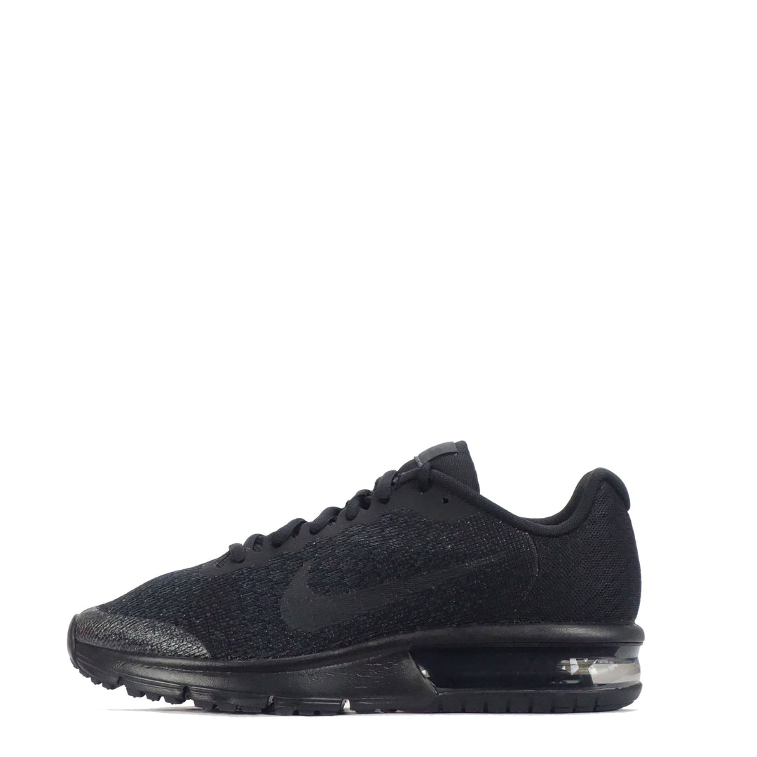 nike air max 200 black running shoes
