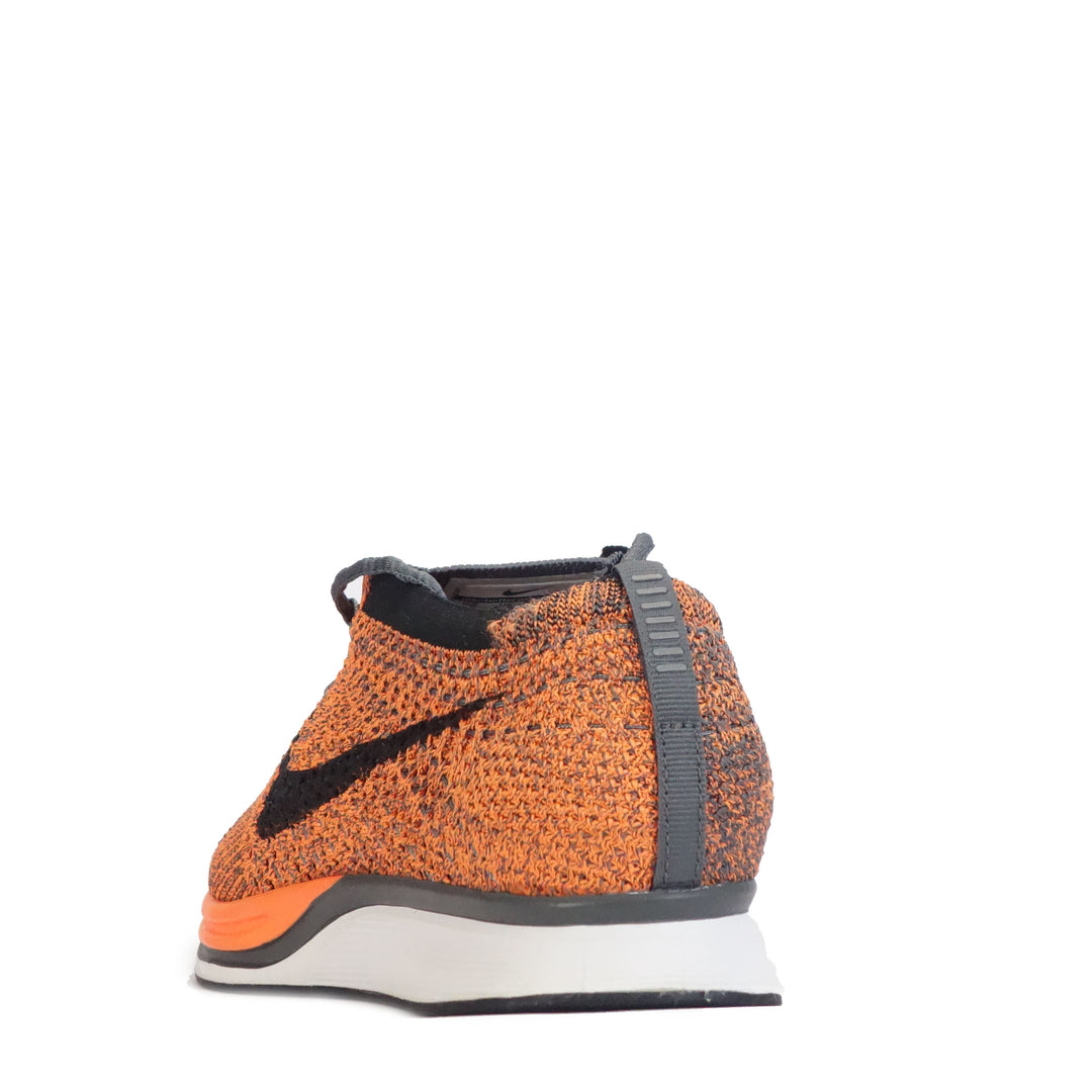 Nike flyknit orange mens deals
