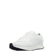 Nike Flyknit Racer Men's Running Shoes, White/White
